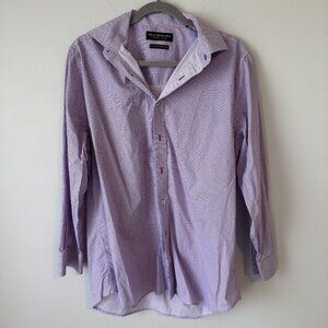 Nick Graham Stetch Modern Fit Men's Dress Shirt Purple